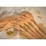 Engraved Wedding Hangers, Bridal Party Wedding Hangers, Personalized Wood Hangers, Personalized Bridal Hanger (Individual or sets) Style H015