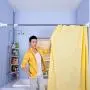 Hershii Straight Shower Curtain Rod Expandable Rail Adjustable Tension Pole Clothes Hanger Heavy Duty Square Head Garment Drying Rack 97.64-137.79 Inches Hershii Straight Shower Curtain Rod Expandable Rail Adjustable Tension Pole Clothes Hanger Heavy Duty Square Head Garment Drying Rack 97.64-137.79 Inches