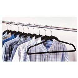 WALLER PAA Reinforced Lightweight Ultrathin Non-Slip Suit Clothes Hangers, 200 Pack