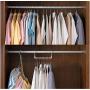 5 Holes Support Circle Clothes Hanger Clothes Drying Racks Multifunction Plastic Scarf Clothes Hanger Hangers Storage Rack 10pcs Random Color