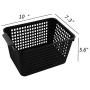 Plastic Storage Basket Desktop Organizer, Set of 6 (Begale)