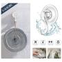 VISV Suction Cup Hooks, Small Clear Reusable Heavy Duty Vacuum Suction Cup Hooks with Cleaning Cloth Strong Window Glass Kitchen Bathroom Hooks for Towel Robe Utensils Christmas Wreath - 6 Packs