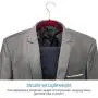 Zober Premium Quality Space Saving Luxurious Velvet Hangers Strong and Durable Hold Up to 10 Lbs - 360 Degree Chrome Swivel Hook - Ultra Thin Non Slip Suit Hangers, Royal Red/Burgundy - 50 Pack
