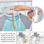 8-in-1 Clothes Hangers Plastic Protable flodable Multi-Function Retractable Rotatable Non-Slip Suit Hangers Wet and Dry Dual-use Save Space Travel Standard Clothes Hangers for Kids, Adults 8-in-1 Clothes Hangers Plastic Protable flodable Multi-Function Retractable Rotatable Non-Slip Suit Hangers Wet and Dry Dual-use Save Space Travel Standard Clothes Hangers for Kids, Adults