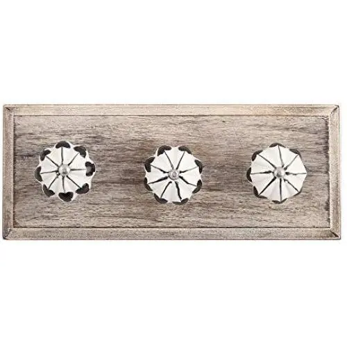 Indianshelf Handmade 1 Artistic Vintage Black Wooden Leaf Melon Clothes Hooks Hangers/Utlility Hooks Indianshelf Handmade 1 Artistic Vintage Black Wooden Leaf Melon Clothes Hooks Hangers/Utlility Hooks