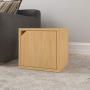 Way Basics Eco Stackable Connect Door Storage Cube, Natural