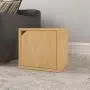 Way Basics Eco Stackable Connect Door Storage Cube, Natural Way Basics Eco Stackable Connect Door Storage Cube, Natural