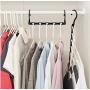 10pcs Random Color Magic Multi-Port Support Circle Clothes Hanger Clothes Drying Rack Multifunction Plastic Clothes Hangers Home