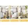 PNPGlobal Double Rail Rolling Garment Rack Adjustable Clothes Drying Hanger Laundry Rack PNPGlobal Double Rail Rolling Garment Rack Adjustable Clothes Drying Hanger Laundry Rack