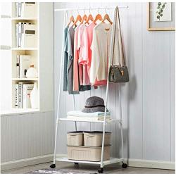 1pcs Random Color Floor Standing Coat Rack Bedroom Furniture Steel Tube Removable Floor Hanger Shoes Bags Boxes Organizer Clothes Hanger Stand