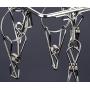 Hltd Clips Drip Hanger Laundry Drying Rack Clothes Hanger Stainless Steel Laundry Clothespins Windproof Pegs Hook for Drying,Socks,Underwear,Clothes,Towels (20 Clip)