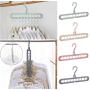10pcs Random Color Multi-Port Support Circle Clothes Hangers Clothes Drying Racks Multifunction Plastic Scarf Clothes Hanger Storage Rack