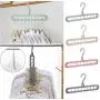 10pcs Random Color Multi-Port Support Circle Clothes Hangers Clothes Drying Racks Multifunction Plastic Scarf Clothes Hanger Storage Rack