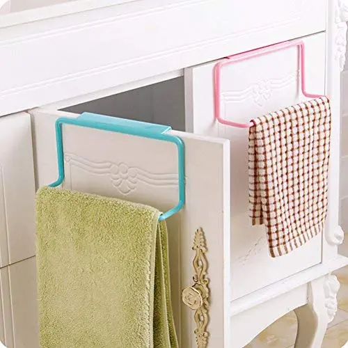 OULII Over-the-Cabinet Kitchen Dish Towel Bar Holder Door Back-Towel Rack Cabinets Cloth Hanger Hook Towel Bar (Green) OULII Over-the-Cabinet Kitchen Dish Towel Bar Holder Door Back-Towel Rack Cabinets Cloth Hanger Hook Towel Bar (Green)