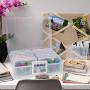 IRIS USA, Inc. KP-XLPHO 4" x 6" Photo and Embellishment Craft Keeper, Extra Large, Clear, 2 Count