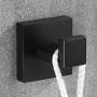 Durafe Square Robe Hook Stainless Steel 304 Bathroom Single Bath Towel Hook Clothes Hanger Wall Mounted, Matte Black Durafe Square Robe Hook Stainless Steel 304 Bathroom Single Bath Towel Hook Clothes Hanger Wall Mounted, Matte Black