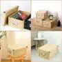 Zobidobi Decorative Storage Cardboard Boxes with Lip Sturdy Organizer Boxes Shelves, Closet Bins with Handle, Home and Office Boxes Organizer Zobidobi Decorative Storage Cardboard Boxes with Lip Sturdy Organizer Boxes Shelves, Closet Bins with Handle, Home and Office Boxes Organizer