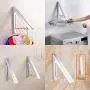 Retractable Clothes Rack - Wall Mounted Folding Clothes Hanger Drying Rack for Laundry Room Closet Storage Organization, Aluminum, Easy Installation, 1 Pack (Silver) Retractable Clothes Rack - Wall Mounted Folding Clothes Hanger Drying Rack for Laundry Room Closet Storage Organization, Aluminum, Easy Installation, 1 Pack (Silver)