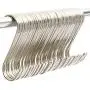 Metal S Shaped Hooks, Stainless Steel Hangers Bulk Set (3.9 in, 30 Pack) Metal S Shaped Hooks, Stainless Steel Hangers Bulk Set (3.9 in, 30 Pack)