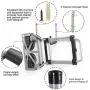 Heavy Duty 9” Large Arm Garage Storage Hanging Hooks with EVA Protector by Ihometech, Wall Mount Garage Hangers & Organizer for Ladders,Tools,Bikes and Chair Hose | (6 Pack - Gray) Heavy Duty 9” Large Arm Garage Storage Hanging Hooks with EVA Protector by Ihometech, Wall Mount Garage Hangers & Organizer for Ladders,Tools,Bikes and Chair Hose | (6 Pack - Gray)