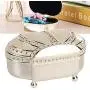 Cimenn Rings Storage Box, Classic Retro Crown Jewelry Collection Case Organizer Cimenn Rings Storage Box, Classic Retro Crown Jewelry Collection Case Organizer