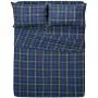 Pinzon Plaid Flannel Bed Sheet Set - King, Blackwatch Plaid Pinzon Plaid Flannel Bed Sheet Set - King, Blackwatch Plaid
