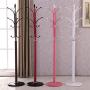 ZHHL Coat Rack， Simple Modern Living Room Wrought Iron Coat Rack Freestanding Clothes Modern Hanger Creative Bedroom Hanger (Color : Pink)
