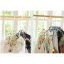 3D Space Saving 10pcs Hanger Magic Clothes Hanger with Hook Closet Organizer Home Tool