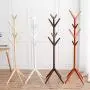 Simonshop Wood Coat Rack Hat Jacket Hanger Tree Bedroom Hall Clothes Freestanding with 8 Hooks (White) Simonshop Wood Coat Rack Hat Jacket Hanger Tree Bedroom Hall Clothes Freestanding with 8 Hooks (White)