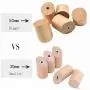 INHDBOX Wall Mounted Wooden Coat Hook Hat Hanger, 【5 Pcs】 Vintage Minimalist Organizer Craft Hat Rack Hooks INHDBOX Wall Mounted Wooden Coat Hook Hat Hanger, 【5 Pcs】 Vintage Minimalist Organizer Craft Hat Rack Hooks