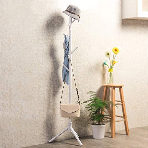 Coat Rack, Coat Hanger Stand Hat Stand Free Standing Coat Stand Clothing Hanger Clothes Scarfs Hanging Stand for Office Hallway Living Room - 45x45x175cm Coat Racks ( Color : C , Size : 45x45x175cm )