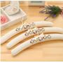 5pcs Random Color Clothes Hanger Colorful Blossom Sponge Padded Clothes Hanger Rack for Clothes Hangers Weding for Kid Children