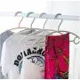 10pcs Random Color Baby Plastic Hangers for Clothes Hanging Household Baby Child Slip-Resistant Seamless Clothes Hanger