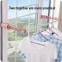 VISECO Drying Racks for Laundry,Wall Drying Rack,Creative Multifunctional Balcony Travel Portable Storage Hook Hanger Window Sill Drying Clothes Racks