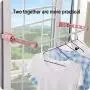 VISECO Drying Racks for Laundry,Wall Drying Rack,Creative Multifunctional Balcony Travel Portable Storage Hook Hanger Window Sill Drying Clothes Racks