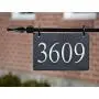HANGING HOUSE NUMBERS CARVED SLATE/Stone Address Plaque Marker Lampost Lamppost Mailbox #3H HANGING HOUSE NUMBERS CARVED SLATE/Stone Address Plaque Marker Lampost Lamppost Mailbox #3H