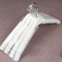 ZHAO YING Sponge Non-Slip Hanger Black Clothes Support 10 pcs (Color : White, Size : 10 Packs)