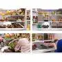 VISGOGO Refrigerator Pull Out Bins Snap On Drawer Fridge Mate Shelves Storage Organizer Refrigerator Storage Box