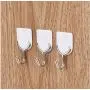 24PCS Strong Adhesive Hook Wall Door Sticky Hanger Holder Kitchen Bathroom White Hangers for Clothes 24PCS Strong Adhesive Hook Wall Door Sticky Hanger Holder Kitchen Bathroom White Hangers for Clothes