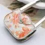 WSSROGY 3Pcs Handbag Shape Design Handbag Foldable Purse Hanger Hook for Table WSSROGY 3Pcs Handbag Shape Design Handbag Foldable Purse Hanger Hook for Table