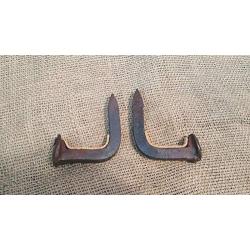 Gun Hooks Rack Hangers Wall Mount Shotgun Rifle Western Blacksmith Rustic Chic