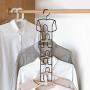 HJYPYJ Magic Hanger,Save Space Multi-Functional Hangers,Hanger Organizer That Stores Multiple Accessories Such As Scarves and Belts Superimposed Storage/C / 55x16x9cm