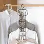 HJYPYJ Magic Hanger,Save Space Multi-Functional Hangers,Hanger Organizer That Stores Multiple Accessories Such As Scarves and Belts Superimposed Storage/C / 55x16x9cm HJYPYJ Magic Hanger,Save Space Multi-Functional Hangers,Hanger Organizer That Stores Multiple Accessories Such As Scarves and Belts Superimposed Storage/C / 55x16x9cm
