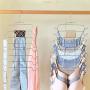 MEIYIN Foldable Underwear Hanger, Stainless Steel Laundry Sock Drying Rack Clothes Hanger for Drying Towels, Bras, Baby Clothes