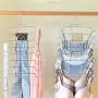 MEIYIN Foldable Underwear Hanger, Stainless Steel Laundry Sock Drying Rack Clothes Hanger for Drying Towels, Bras, Baby Clothes