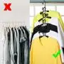 KLEBREIS 5-in-1 Multi-Layer Clothes Hanger, Space Saving, EVA Sponge Material, Non-Slip and Durable, Multi-Function Household Storage Clothes Wardrobe Rack,Pants Hangers KLEBREIS 5-in-1 Multi-Layer Clothes Hanger, Space Saving, EVA Sponge Material, Non-Slip and Durable, Multi-Function Household Storage Clothes Wardrobe Rack,Pants Hangers