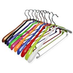 Pant Hangers Durable Slack Hangers Multifunctional Wall Folding Clothes Drying Rack And Door Hanger For Clothing Or Towel Home And Dorm Room Storage 10 Pack Multi Layers Stainless Steel Space Saving C