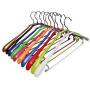 Everyday Hangers, Multifunctional Wall Folding Clothes Drying Rack and Door Hanger for Clothing Or Towel Home and Dorm Room Storage and Organization,10 Pack Long Lasting Clothes Hangers