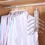 Mary Fast Shop 8 in 1 Hangers,Magic Folding Clothes Rack,Multifunctional Drying Rack,Hang Collect 8 Clothes at a time,Closet Organizer Hanger