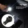 2PCS LED Light Hook Car Interior Back Seat Hidden Hook Headrest Items Hanger